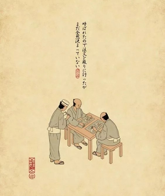 看見日本人腦內小劇場　13張浮世繪說出「日常會發生的小事」超有共感  