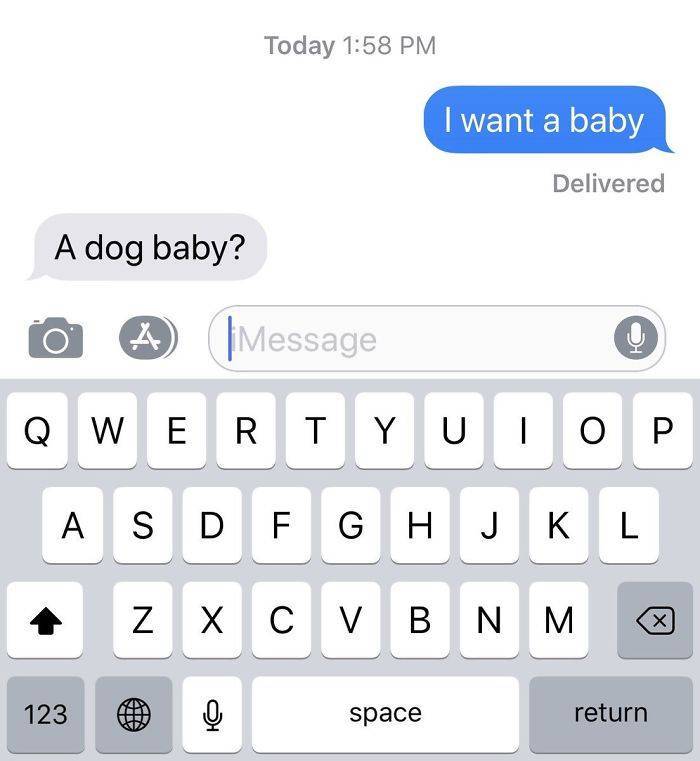 女友傳「我想要一個寶寶」~怎麼知道男友給了30個爆笑神回覆
