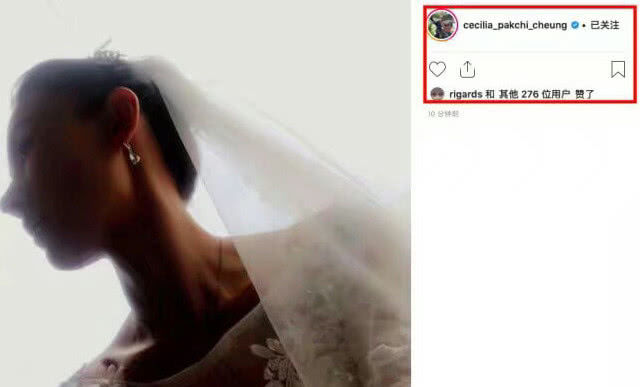 張柏芝深夜曬婚紗照與三胎生父要結婚？本尊火速解釋真相