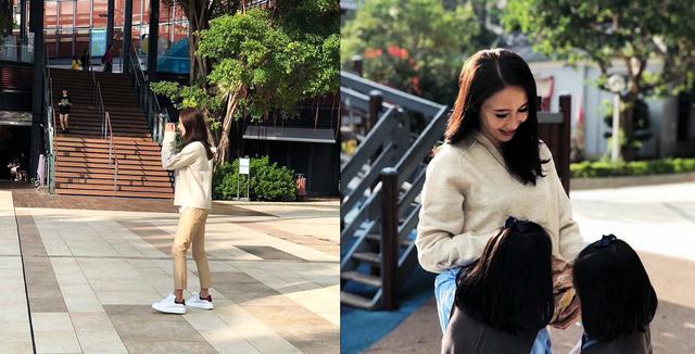 47歲黎姿魅力十足，盡享天倫之樂，可惜女兒們沒能繼承貌美顏值！