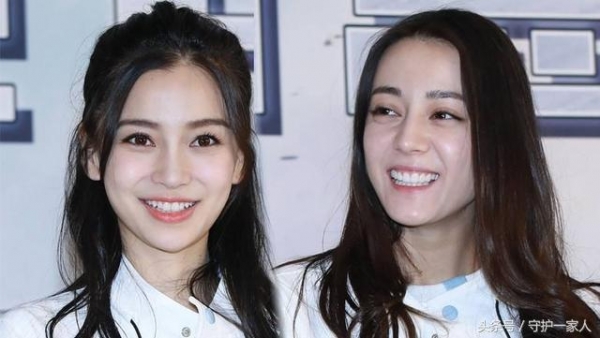 Angelababy、迪麗熱巴「女神高顏值合照」，大家只注意第4張！她一臉表情不開心！覺得事後黃曉明要瘋了！