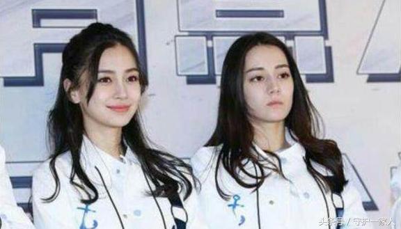 Angelababy、迪麗熱巴「女神高顏值合照」，大家只注意第4張！她一臉表情不開心！覺得事後黃曉明要瘋了！