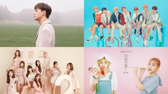 4月音源大戰！防彈少年團、TWICE、CHEN