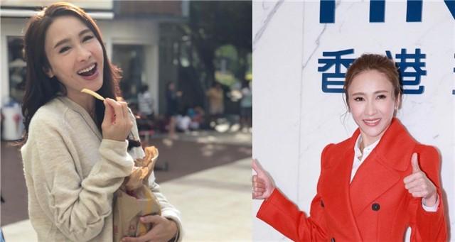 黎姿陽光下與女兒吃薯條，笑容幸福甜美面部不再僵！