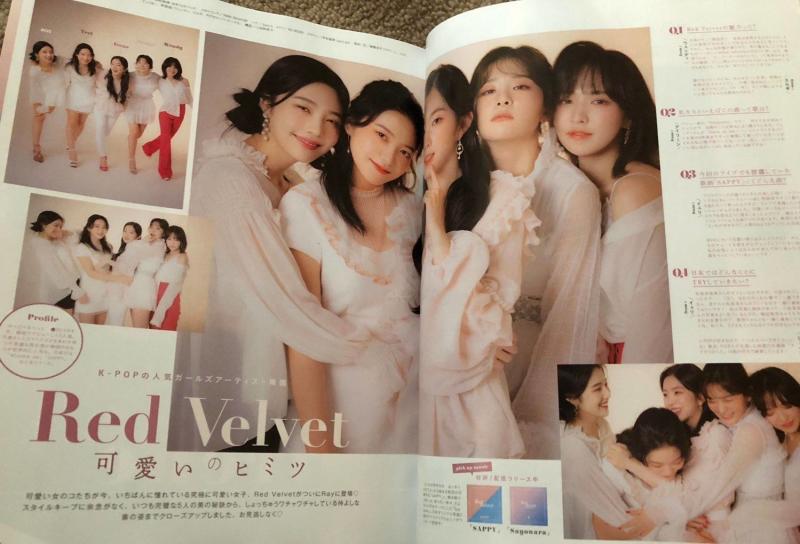 [Red Velvet][分享]190321 RV日本雜誌《Ray》內頁掃圖搶先看仙氣十足～
