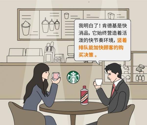 你有沒有想過？星巴克「橫著排隊」而肯德基卻「豎著排隊」？簡單漫畫讓你了解「企業成功」的秘訣！