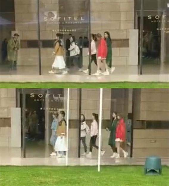 跑男錄製路透照曝光：Baby艷壓延禧眾女星，李晨鄭愷臉胖了一圈！