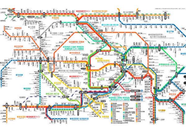 東京電車交通不再卡卡！一次搞懂東京各家鐵路公司所有路線！