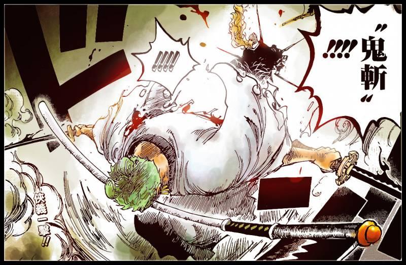 海賊王938話預測：QUEEN被大媽一拳擊飛，黑刀的秘密被揭開！