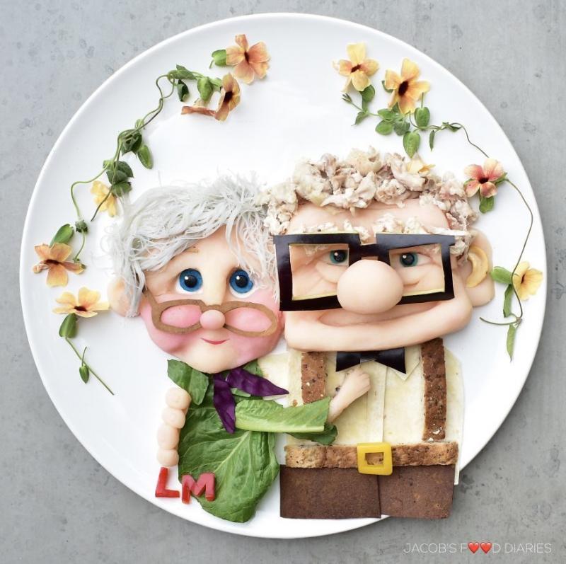 讓孩子不再挑食！巧手媽把食物變身「超精緻卡通人物」　烏蘇拉「章魚頭髮」真的神還原