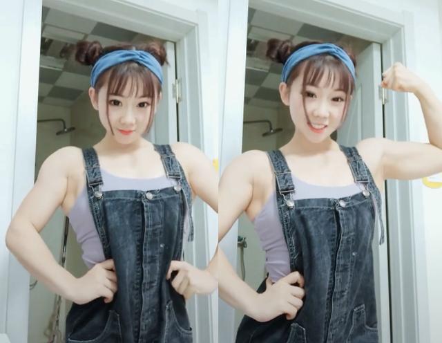 21歲大眼萌妹「天使臉孔＋萌噠噠身材」超不科學，往下看妙懂了...嬌羞喊：我保護你