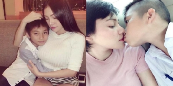 辣媽曬與13歲的兒子「親密接吻」照！大方PO文：「這是我表達愛的方式」遭全網怒轟！