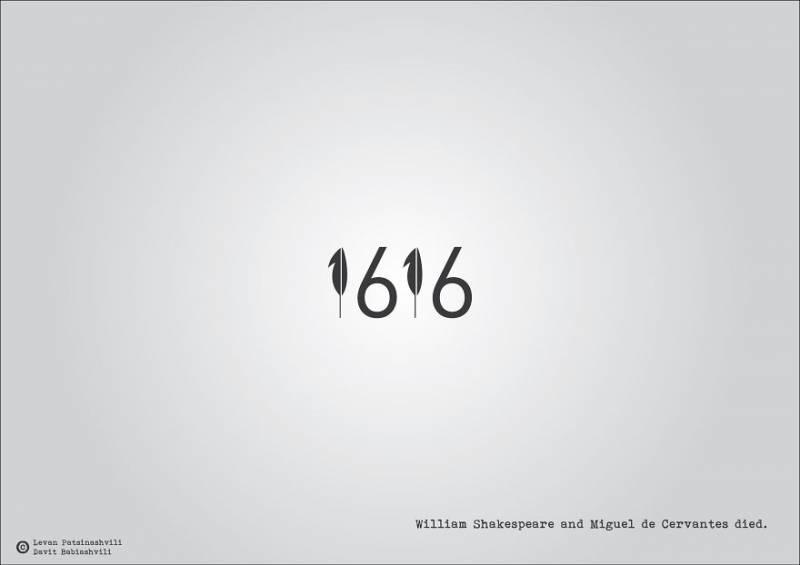 25個「字體裡暗示某個歷史事件」的奇特西元年份字體　1984年超有梗！~~~~
