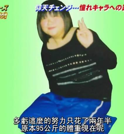 她「從小被家人狂餵食」胖到95公斤...因愛上動漫人物狂鏟肉「變42KG瓜子臉正妹」