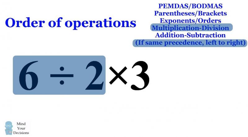 小學生數學題6÷2(1+2)=?考倒大學生 300萬網友爭論不休