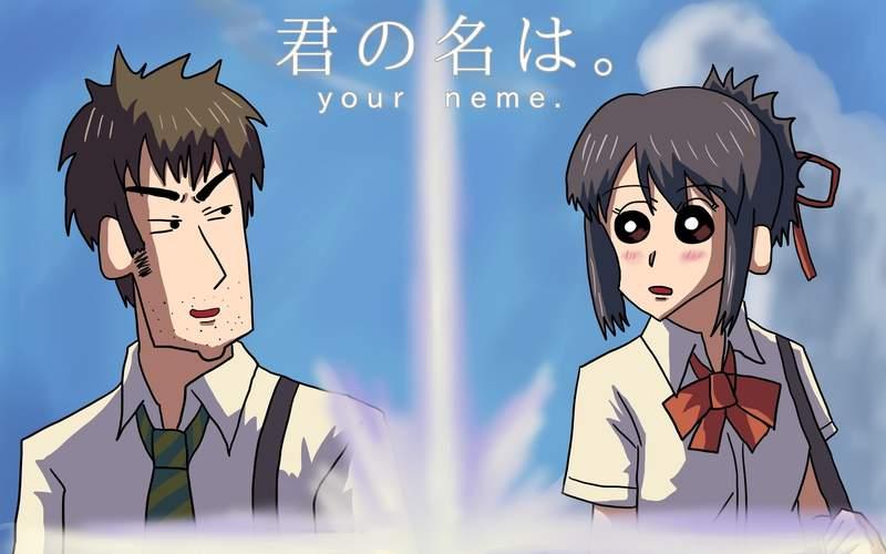 繪師挑戰把動漫全變「蠟筆小新風」　《你的名字》、《七龍珠》崩壞到讓人想轉台！