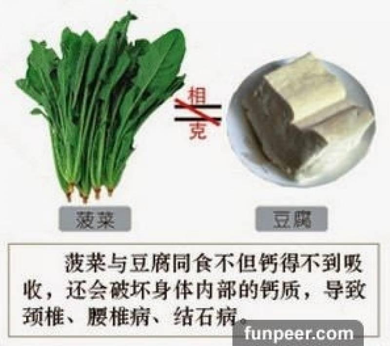哪種食物會相剋？你一定不能不知道，別吃錯哦，快收藏