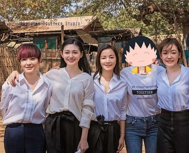 大小S阿雅範曉萱姐妹團出遊，大S顏值最嫩仿佛看到「杉菜」！