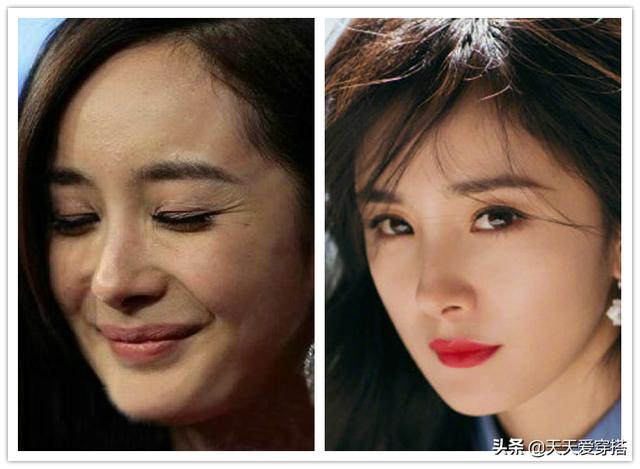 嚇死人，女明星素顏多可怕，楊冪、高圓圓、范冰冰都不敢看啦！