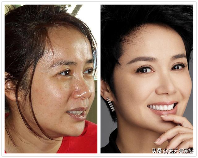 嚇死人，女明星素顏多可怕，楊冪、高圓圓、范冰冰都不敢看啦！