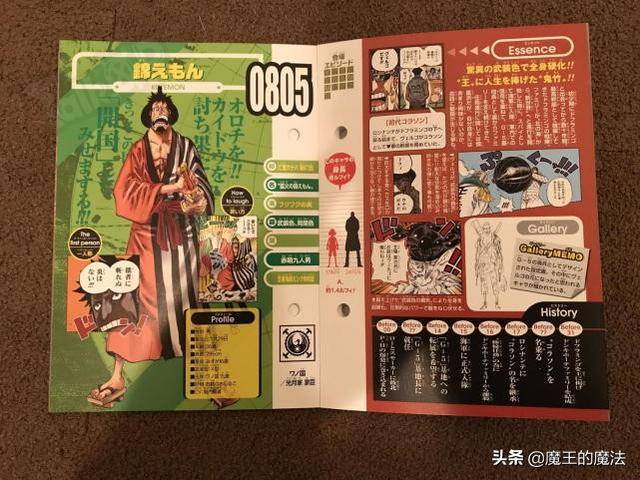 海賊王生命卡情報：錦衛門惡魔果實名稱曝光，名稱很搞笑