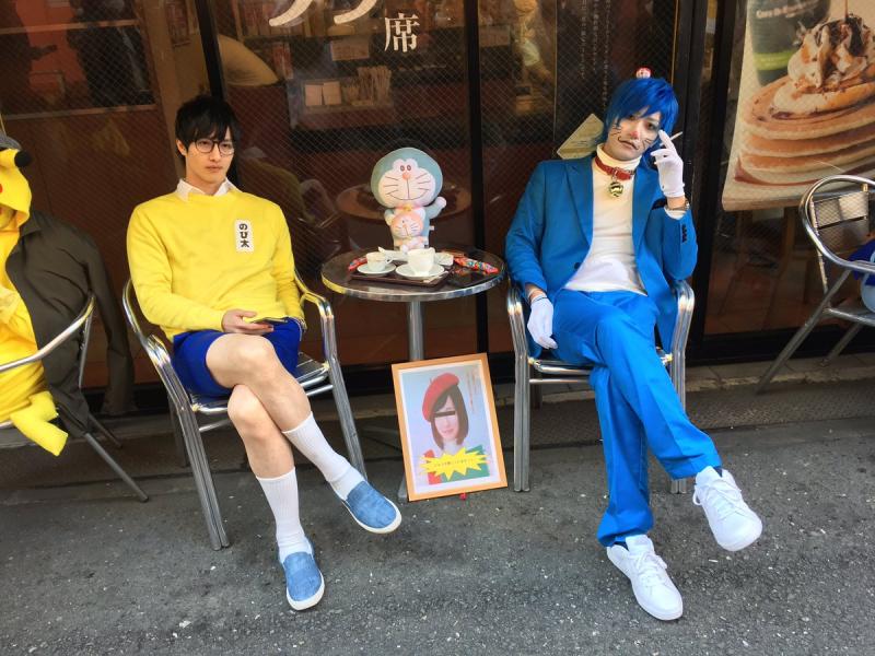 這畫面可以！當型男華麗的變身成「哆啦A夢＆大雄」讓網友們都心動了！ 
