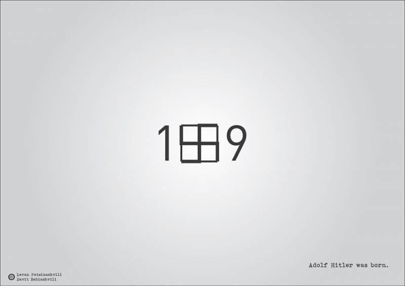 25個「字體裡暗示某個歷史事件」的奇特西元年份字體　1984年超有梗！~~~~~