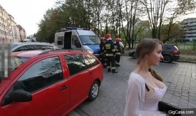 搞笑精選：因為妹子發生了一起交通事故 !