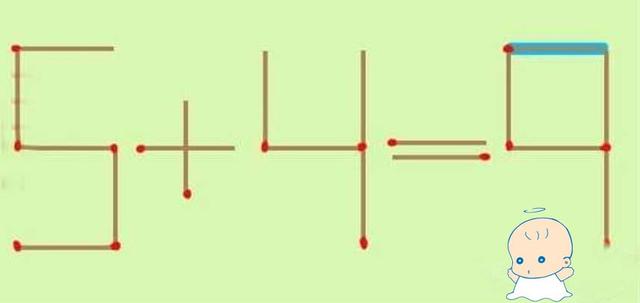 這道錯誤的「6+4=4」數學題只要移動一根火柴就能有幾個正確答案，看似簡單卻難倒無數家長。