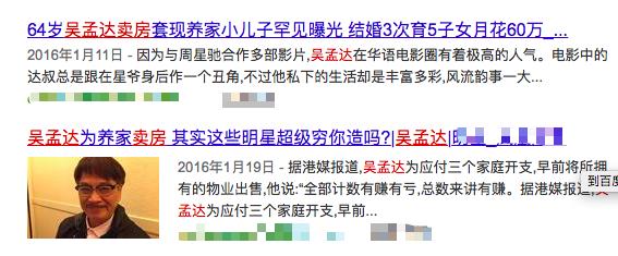 66歲吳孟達至今仍為生計奔忙，養4個妻子5個子女每月開支超百萬