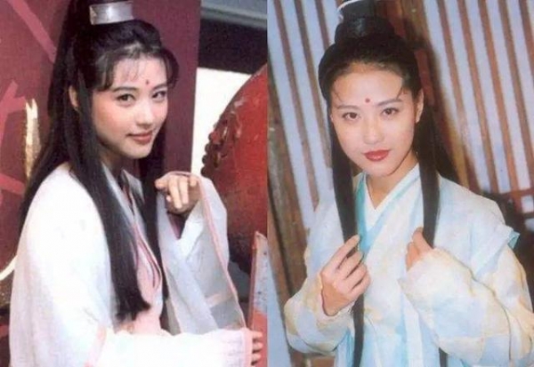 52歲「最美周芷若」周海媚近照曝光：鎖骨捲髮搭黃色弔帶裙，網讃：說25我都信！