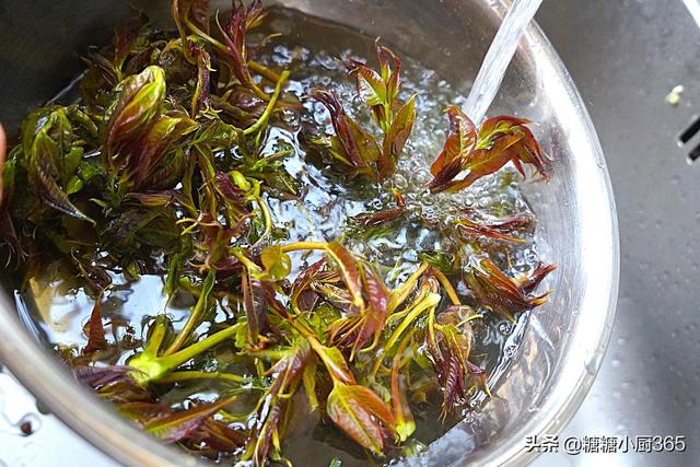 香椿和豆腐，不涼拌不用炒，這麼蒸一蒸，好看又美味