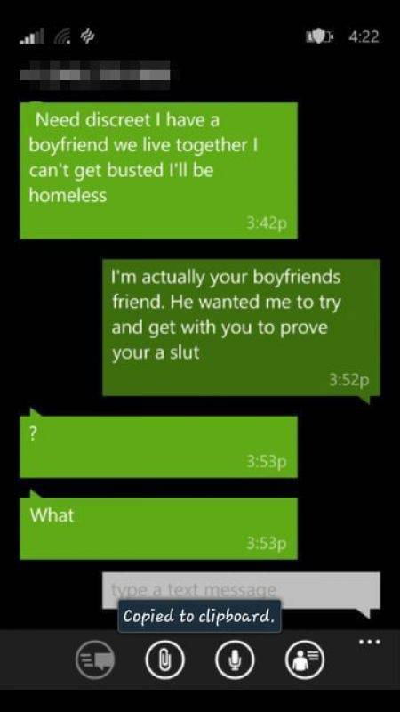 女生都不會想被劈腿，男生也不會想被戴綠帽~她想偷吃男友兄弟！被抓包後超扯反應讓網友直呼：婊子沒救了~~~~！