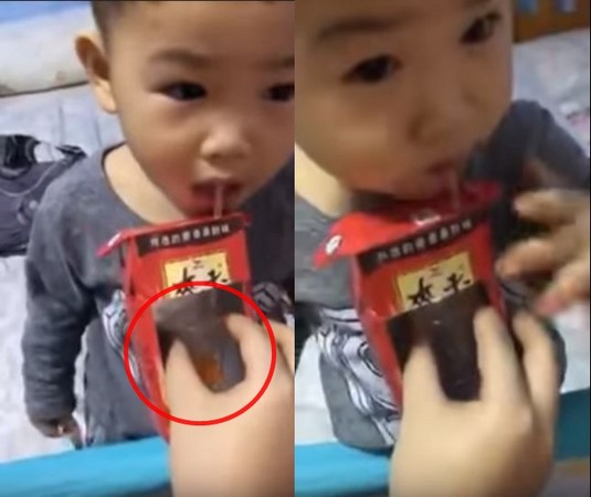 小孩吃藥像打仗！幼稚園老師炫「超狂餵藥絕招」　小男孩咕嚕狂喝「下一秒呆萌反應」笑翻全網：大人世界太黑暗