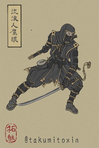 復仇者in「浮世繪風格」很可以！　鋼鐵人化身戰國武士無違和 