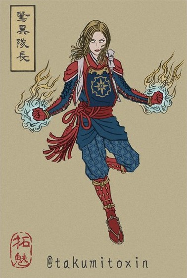 復仇者in「浮世繪風格」很可以！　鋼鐵人化身戰國武士無違和 