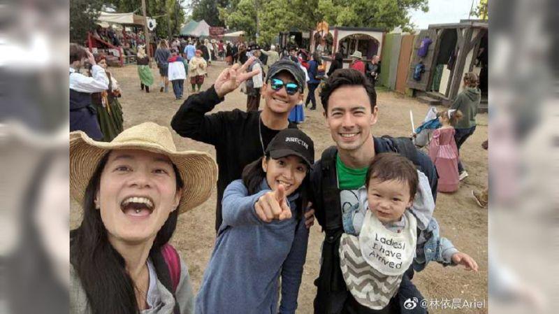 撒糖預警！女神林依晨宣告停工「積極做人」！罕見曬「老公正面照」，「站身後一個Move」甜爆！