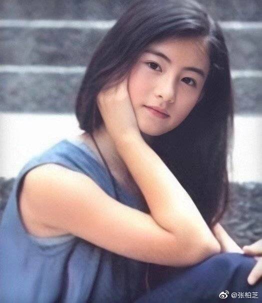 原來張柏芝12歲長這樣
