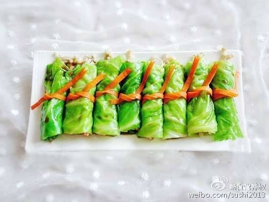 吃素菜捲咯〜17種做法，好吃到沒話說！