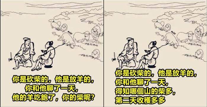 一個「砍柴與放羊的故事」！你怎麼解讀這故事，就看你有怎樣的高度！