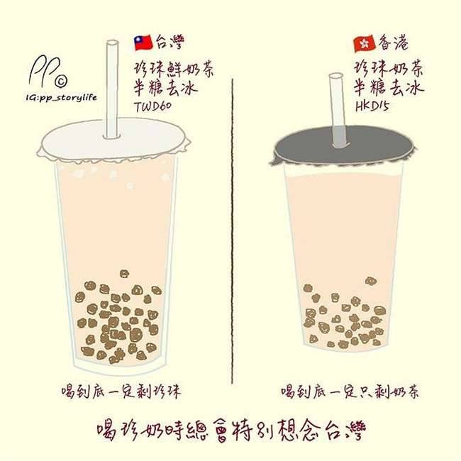 一名插畫家分享12個「臺灣 VS 香港」生活差異