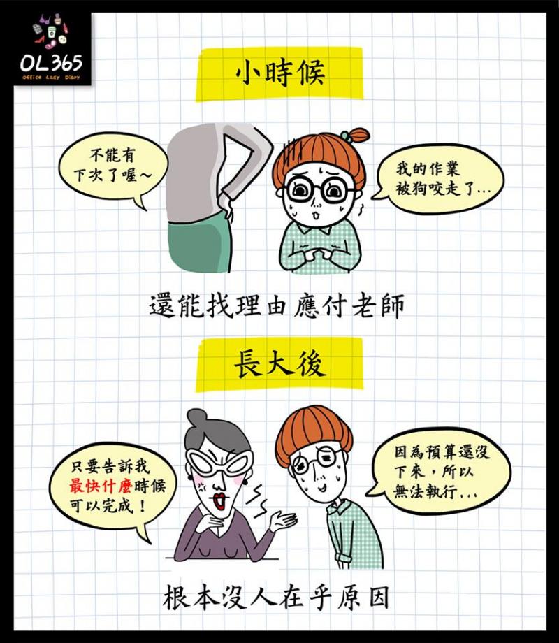 16件讓你恨透為什麼要長大的「小時候 VS. 出社會」生活形態大比拼！