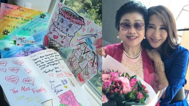 48歲黎姿收到女兒送給她母親節的驚喜：她們心思比任何禮品珍貴！