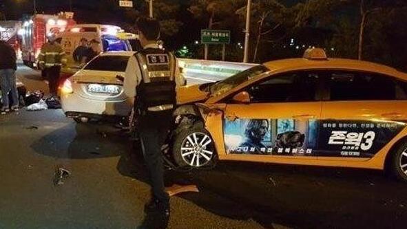 28歲韓女團成員遭遇車禍，在高速上停車，被兩輛車撞倒當場身亡