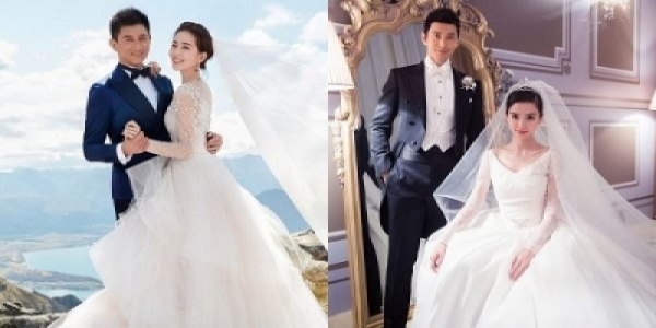 八位女明星的婚紗！劉詩詩婚紗300萬，baby婚紗100萬，她的婚紗卻只有3000元！