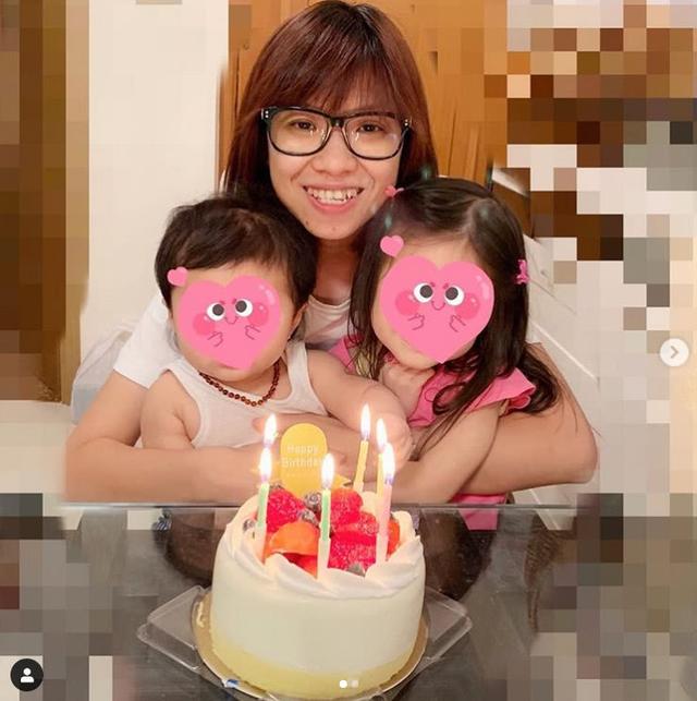 鍾嘉欣隻身帶兒女回港，精心安排生日聚會，愛女拍照太搞笑