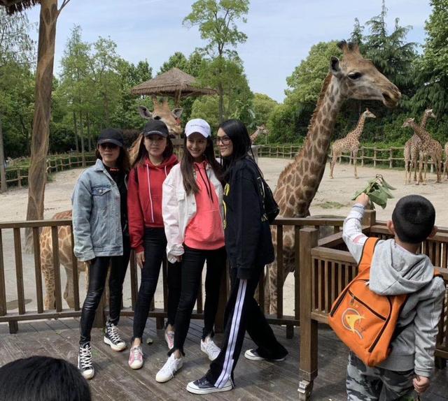 偶遇Baby攜兒子遊動物園，路人鏡頭下女神素顏很抗打！