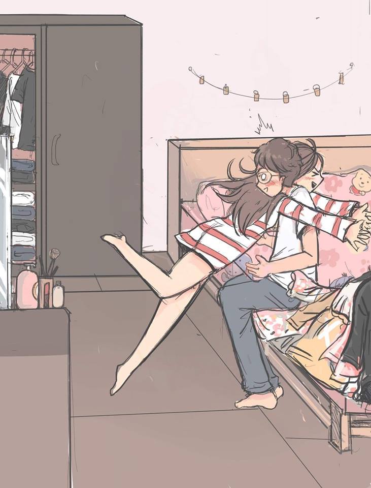 太暖了！她創作「男生VS女生起床差異」漫畫　最後一幕超有共鳴：戀愛過才會懂❤