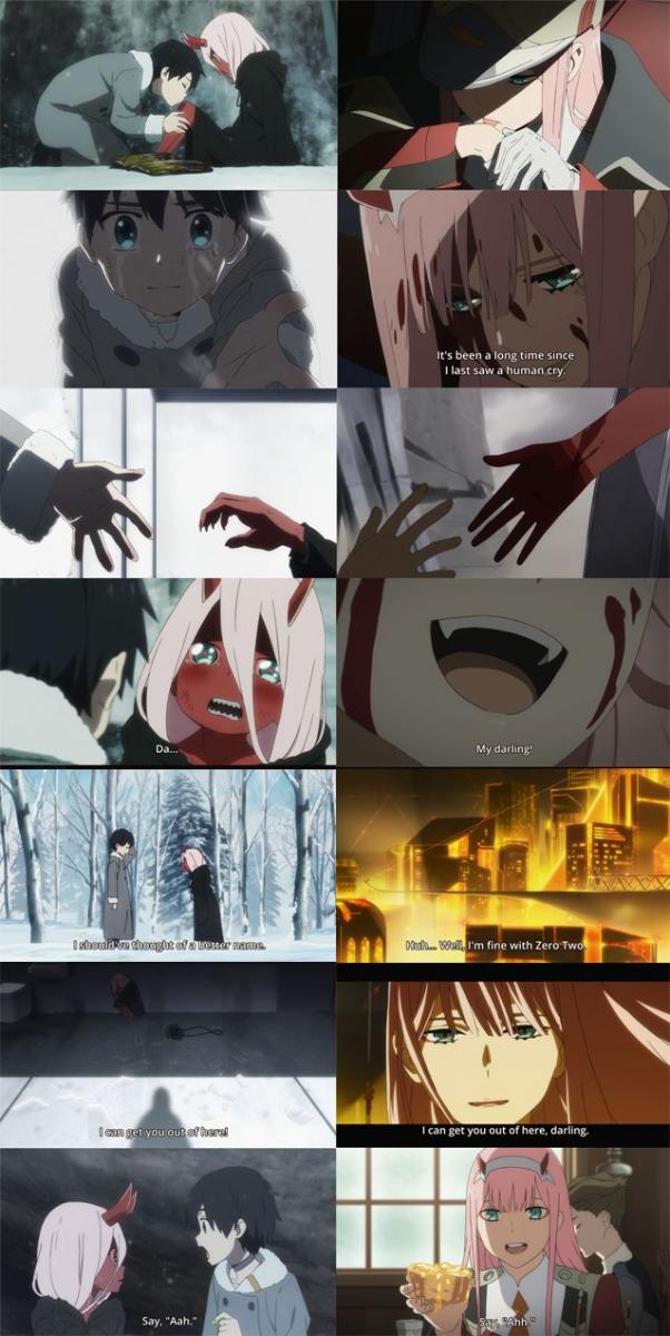 《DARLING in the FRANXX》第13話：廣與02的回憶，想邂逅你命中註定的女孩，請先讓她咬一口