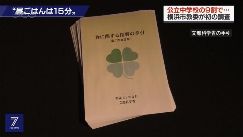 9成日本國中午餐時間僅15分鐘 學生只能狼吞虎嚥